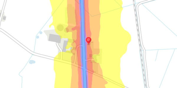 Trafikstøjkort på Ribevej 117, . , 6760 Ribe