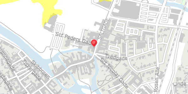 Trafikstøjkort på Saltgade 3, 6760 Ribe