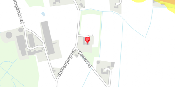 Trafikstøjkort på Seemvej 11, 6760 Ribe
