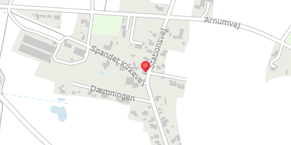 Trafikstøjkort på Stationsvej 12, . , 6760 Ribe