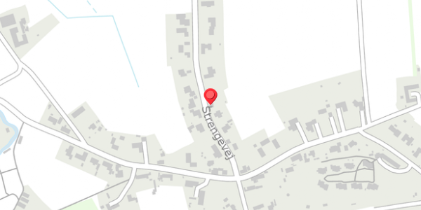 Trafikstøjkort på Strengevej 21, 6760 Ribe