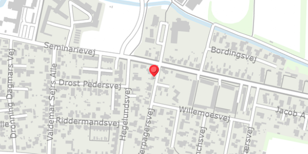 Trafikstøjkort på Terpagersvej 13, 6760 Ribe
