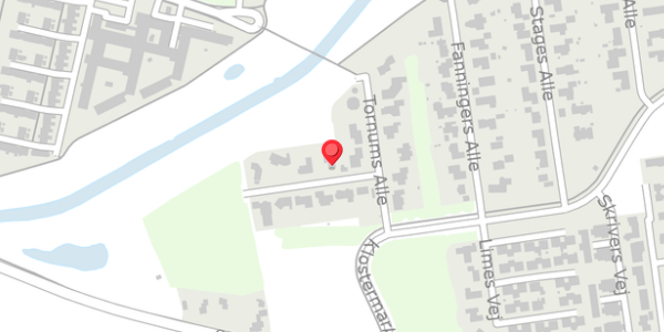 Trafikstøjkort på Tornums Alle 19, . , 6760 Ribe