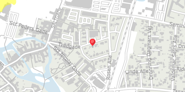 Trafikstøjkort på Tvedgade 8, . , 6760 Ribe