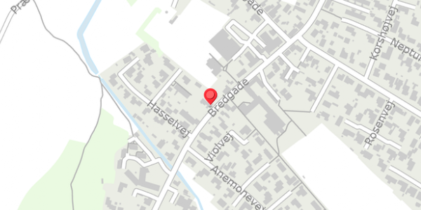Trafikstøjkort på Bredgade 40, 6800 Varde
