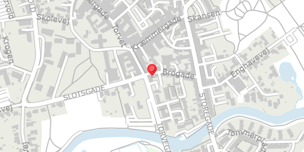 Trafikstøjkort på Brogade 4, 6800 Varde