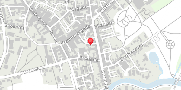 Trafikstøjkort på Fiskergade 1A, 6800 Varde