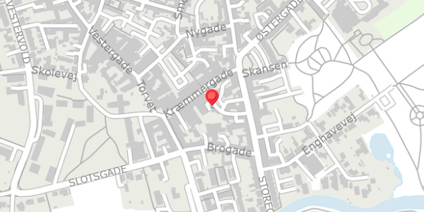 Trafikstøjkort på Fiskergade 7, 6800 Varde
