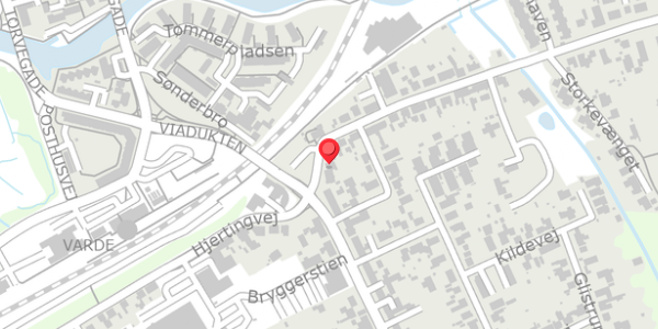 Trafikstøjkort på Gellerupvej 2, 6800 Varde