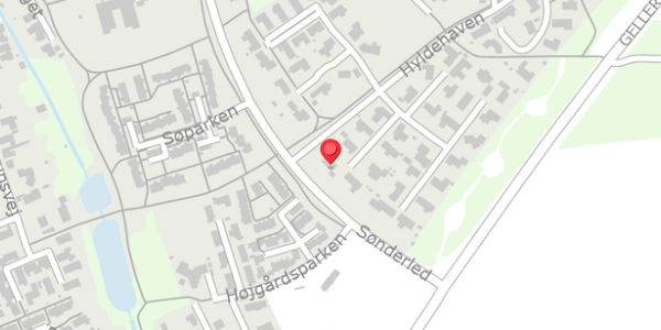 Trafikstøjkort på Hyldehaven 8, . , 6800 Varde
