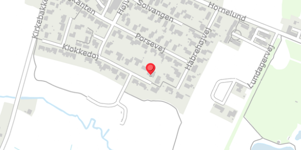 Trafikstøjkort på Klokkedoj 21, 6800 Varde