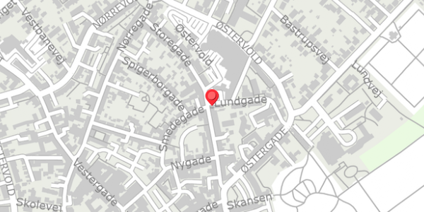 Trafikstøjkort på Lundgade 2A, 6800 Varde