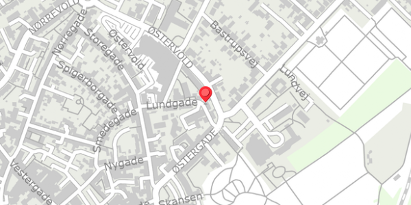 Trafikstøjkort på Lundgade 9A, 6800 Varde