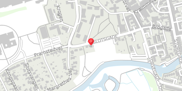 Trafikstøjkort på Slotsgade 21, 6800 Varde