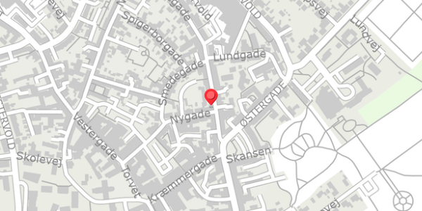 Trafikstøjkort på Storegade 43, . , 6800 Varde