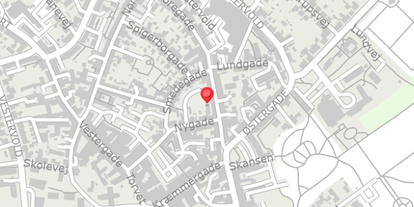 Trafikstøjkort på Storegade 45C, 6800 Varde