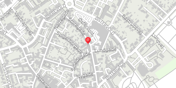 Trafikstøjkort på Storegade 57, . , 6800 Varde