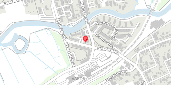 Trafikstøjkort på Torvegade 83, . , 6800 Varde