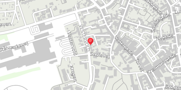 Trafikstøjkort på Vestervold 6, . , 6800 Varde