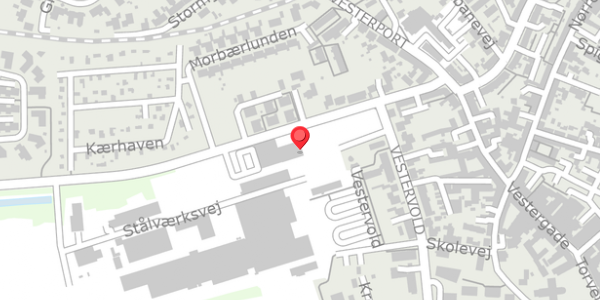 Trafikstøjkort på Kærvej 21, 6800 Varde