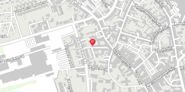 Trafikstøjkort på Vestervold 18B, . , 6800 Varde