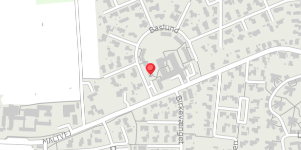 Trafikstøjkort på Baslund 2, 6600 Vejen