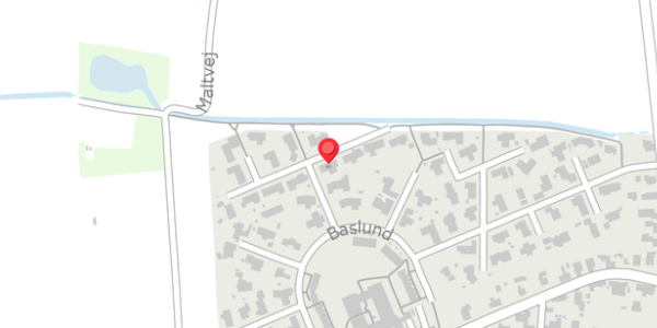 Trafikstøjkort på Baslund 71, . , 6600 Vejen