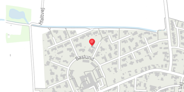 Trafikstøjkort på Baslund 79, . , 6600 Vejen