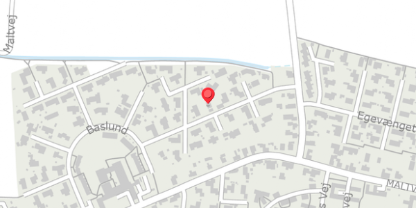 Trafikstøjkort på Baslund 113, 6600 Vejen