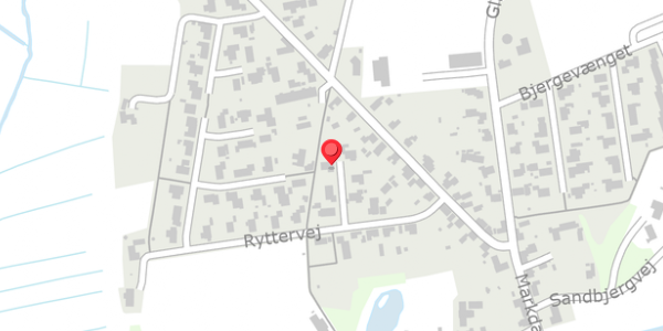 Trafikstøjkort på Ryttervænget 5, 6600 Vejen