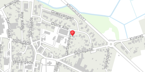 Trafikstøjkort på Gartnerhaven 8, . , 6823 Ansager