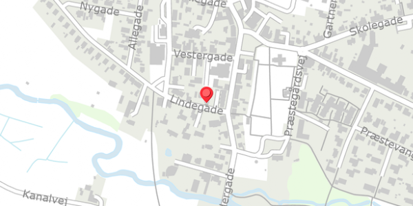 Trafikstøjkort på Lindegade 2, 6823 Ansager