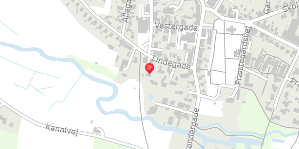 Trafikstøjkort på Lindegade 13, . , 6823 Ansager