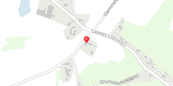 Trafikstøjkort på Grumstedbjergvej 8, 8740 Brædstrup