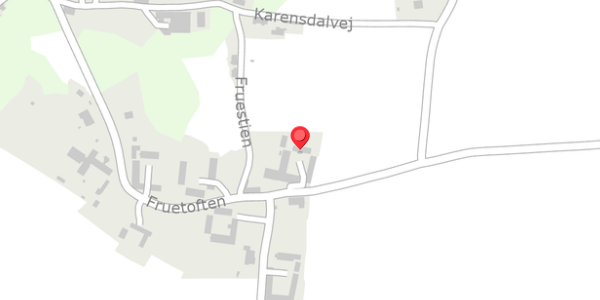 Trafikstøjkort på Fruetoften 17, 7000 Fredericia
