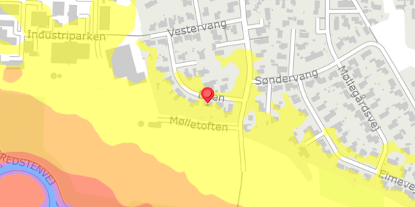 Trafikstøjkort på Buen 5, 7182 Bredsten
