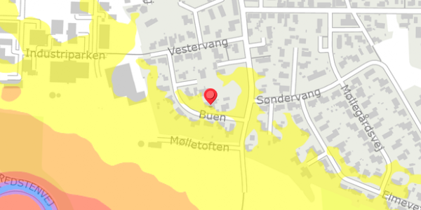 Trafikstøjkort på Buen 6, . , 7182 Bredsten