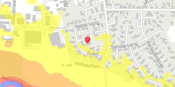 Trafikstøjkort på Buen 10, . , 7182 Bredsten