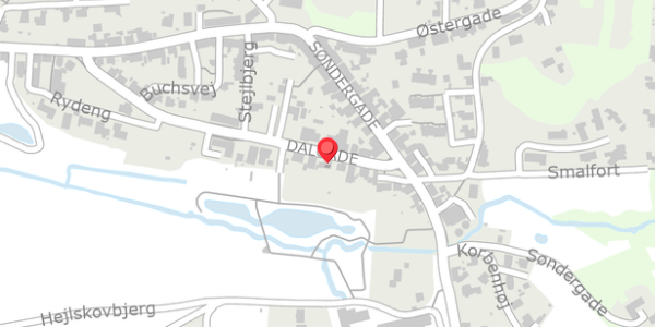 Trafikstøjkort på Dalgade 11, . , 6040 Egtved