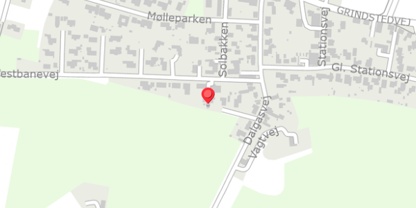 Trafikstøjkort på Dalgasvej 14D, . , 7184 Vandel