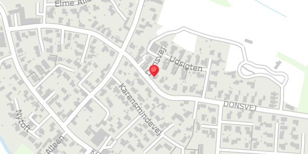 Trafikstøjkort på Donsvej 21, . , 6040 Egtved