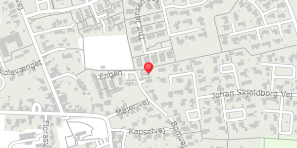 Trafikstøjkort på Engen 8, 7182 Bredsten