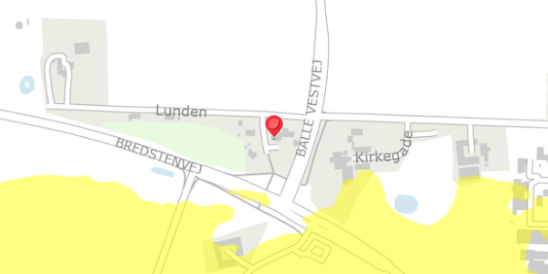 Trafikstøjkort på Lunden 1, . , 7182 Bredsten