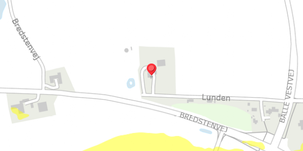 Trafikstøjkort på Lunden 2, 7182 Bredsten