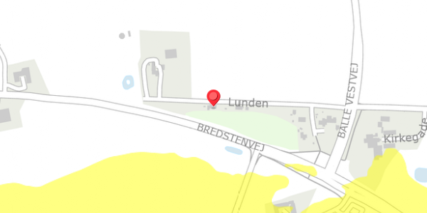 Trafikstøjkort på Lunden 11, . , 7182 Bredsten