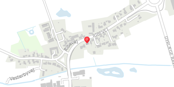 Trafikstøjkort på Ribevej 21, 7100 Vejle