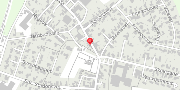 Trafikstøjkort på Borgergade 1, . , 7323 Give