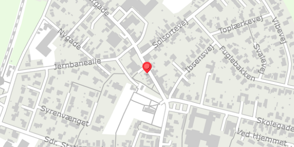 Trafikstøjkort på Borgergade 5, 7323 Give