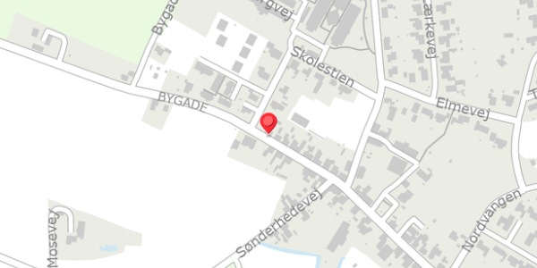Trafikstøjkort på Bygade 17, . , 7173 Vonge