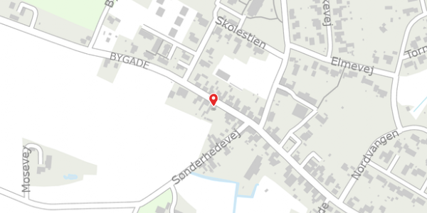 Trafikstøjkort på Bygade 22, 7173 Vonge
